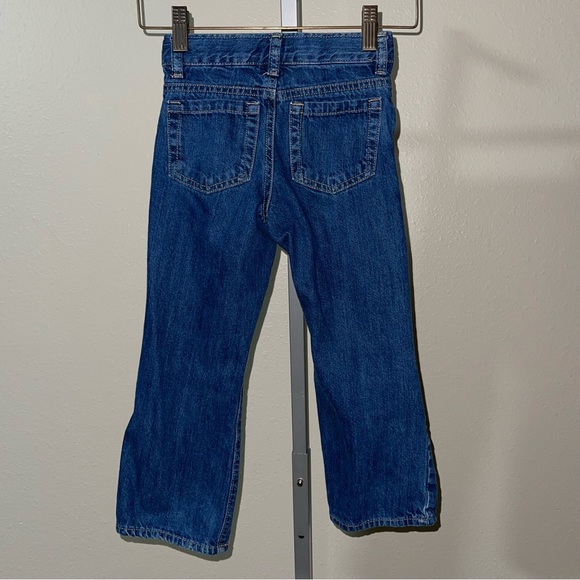 Old Navy Girls Semi-Evade Adjustable Denim Jeans, Size 5T - Picture 2 of 4
